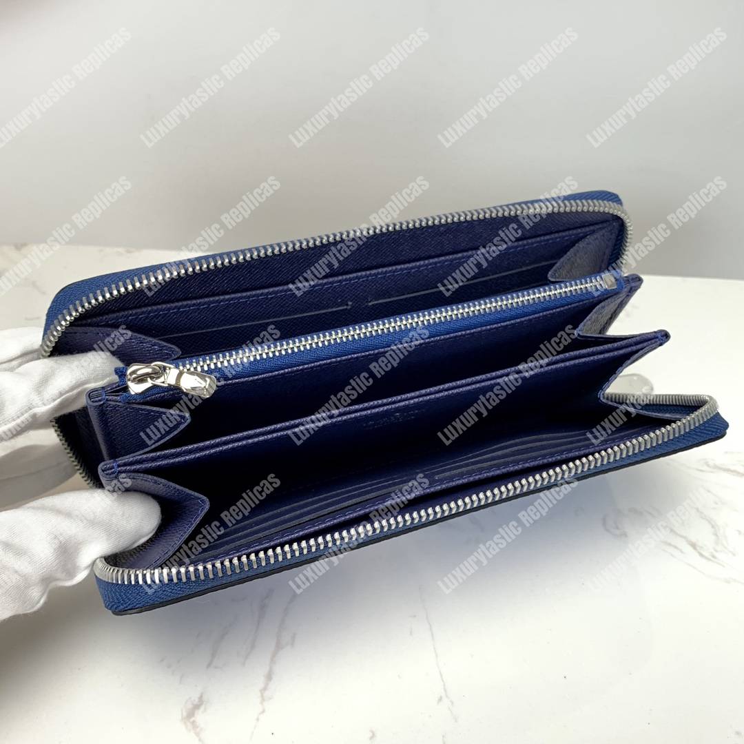 LV Escale Zippy Wallet Bleu