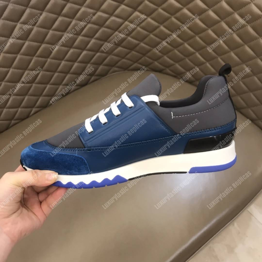 H**mes stadium sneaker blue