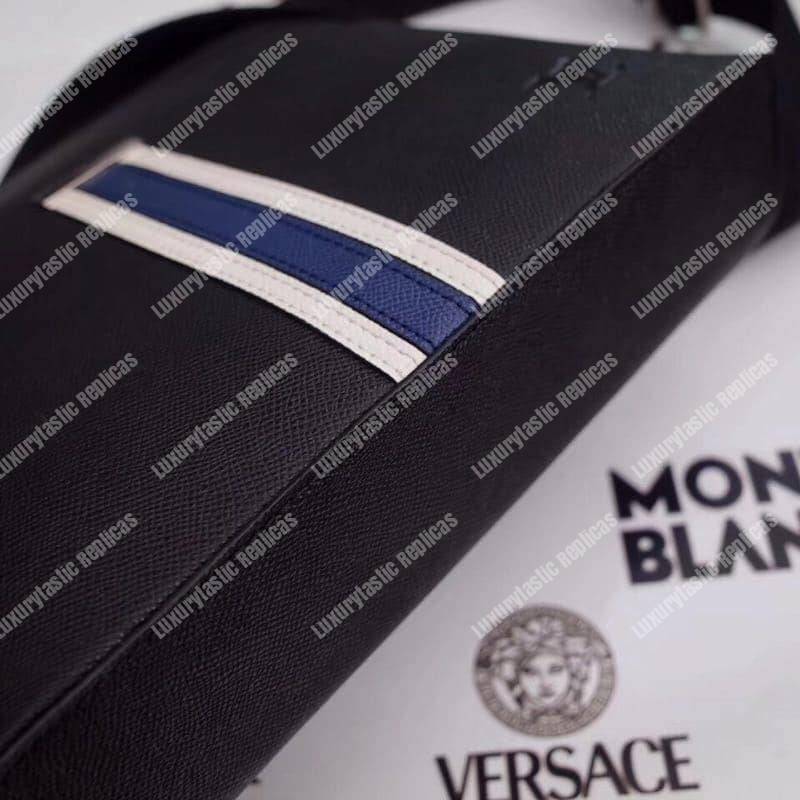 LV Anton Messenger PM Taiga Leather Ardoise Blue