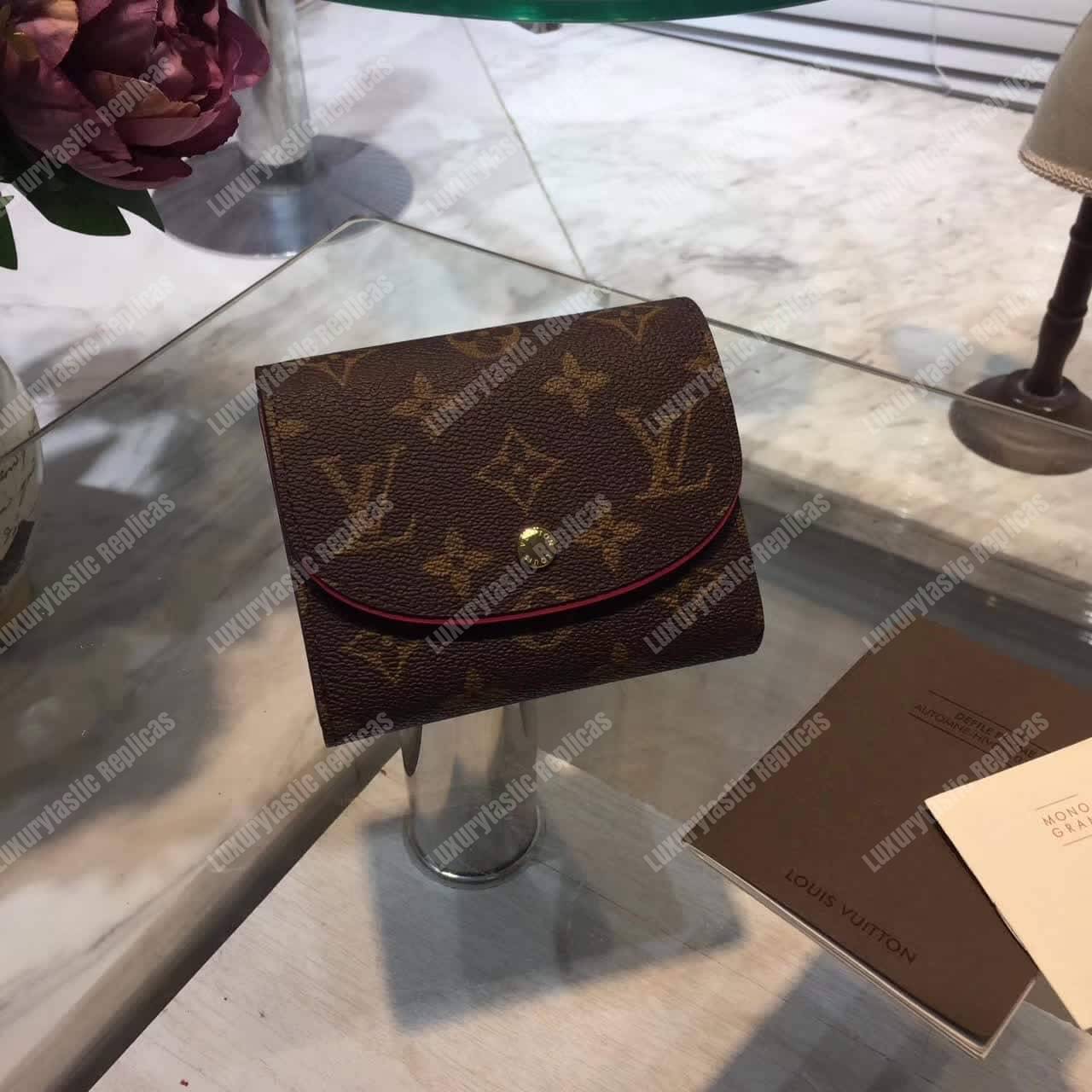 LV Ariane Wallet Monogram Fuchsia