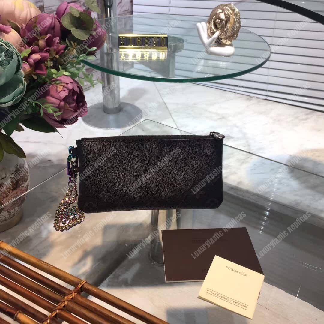 LV iPhone Pouch Monogram Eclipse Flash