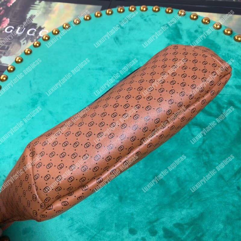 G*u*i G*u*i-dapper dan belt bag brown with ebony gg pattern