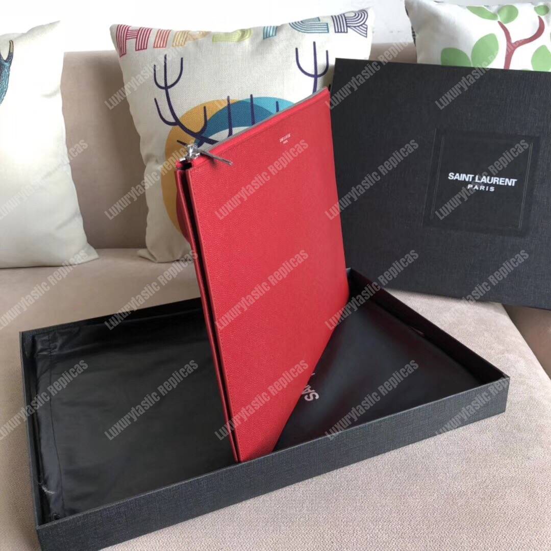Saint Laurent Document Holder Red