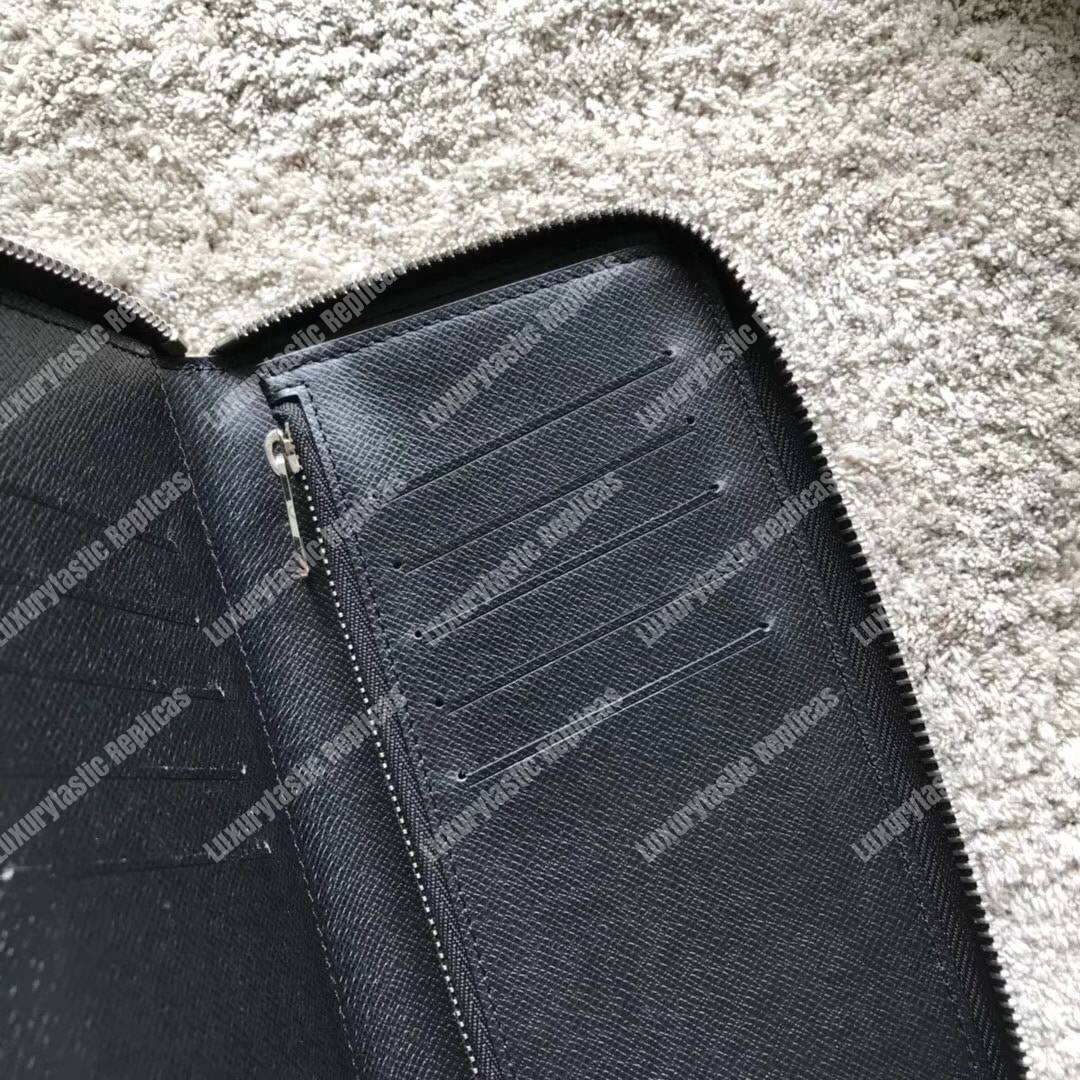 LV Vasco Wallet Taiga Leather Ardoise