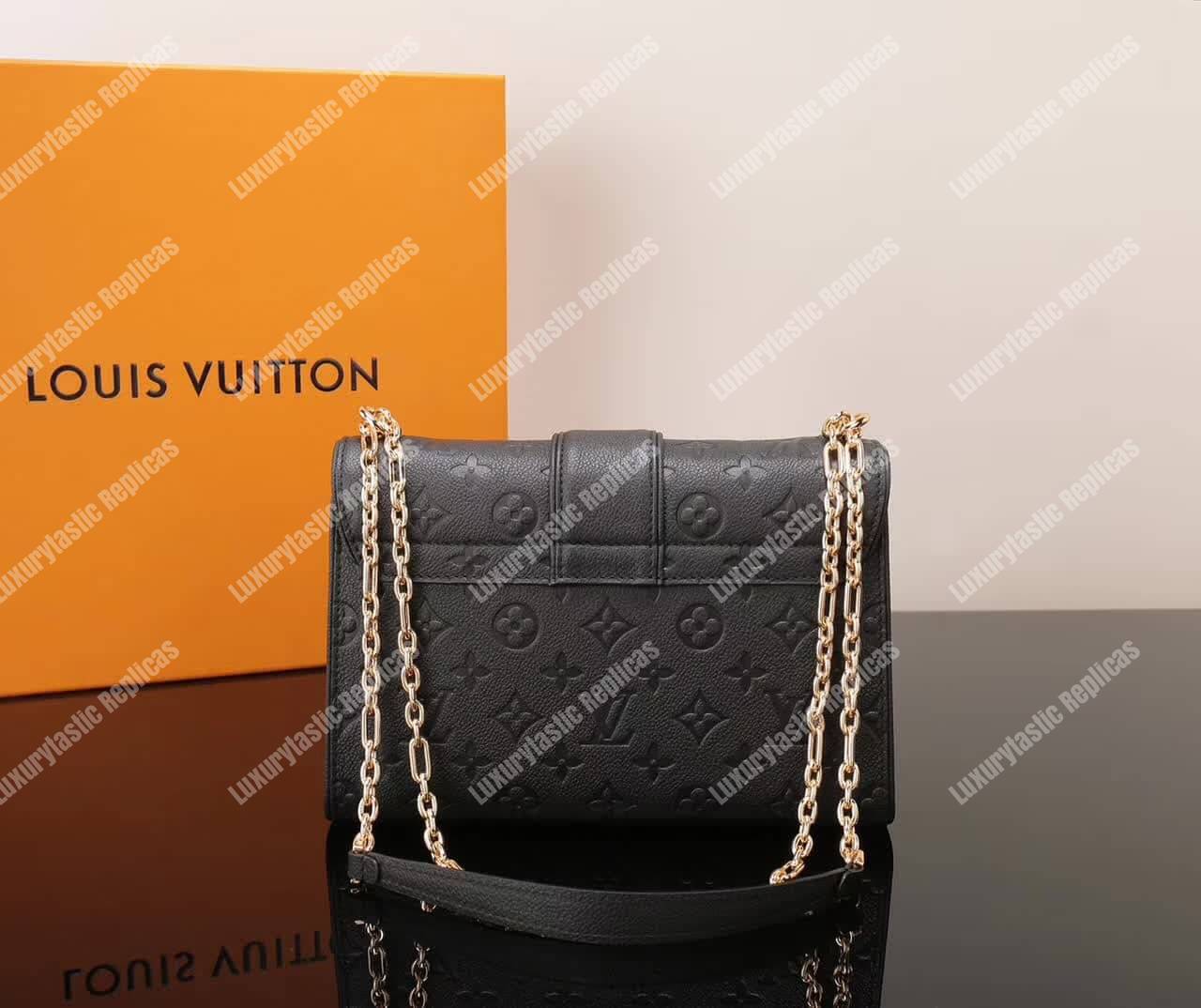 LV Saint Sulpice PM Monogram Empreinte Leather Noir