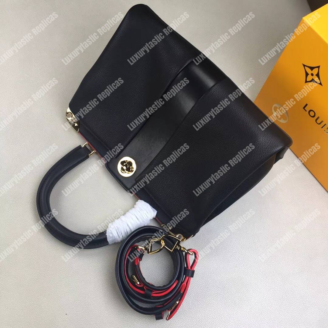 LV Astrid Veau Nuage Leather Noir