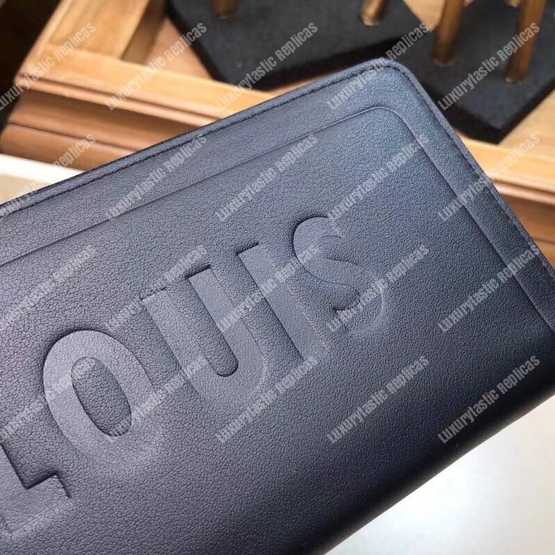 LV Zippy Wallet Dark Infinity Leather