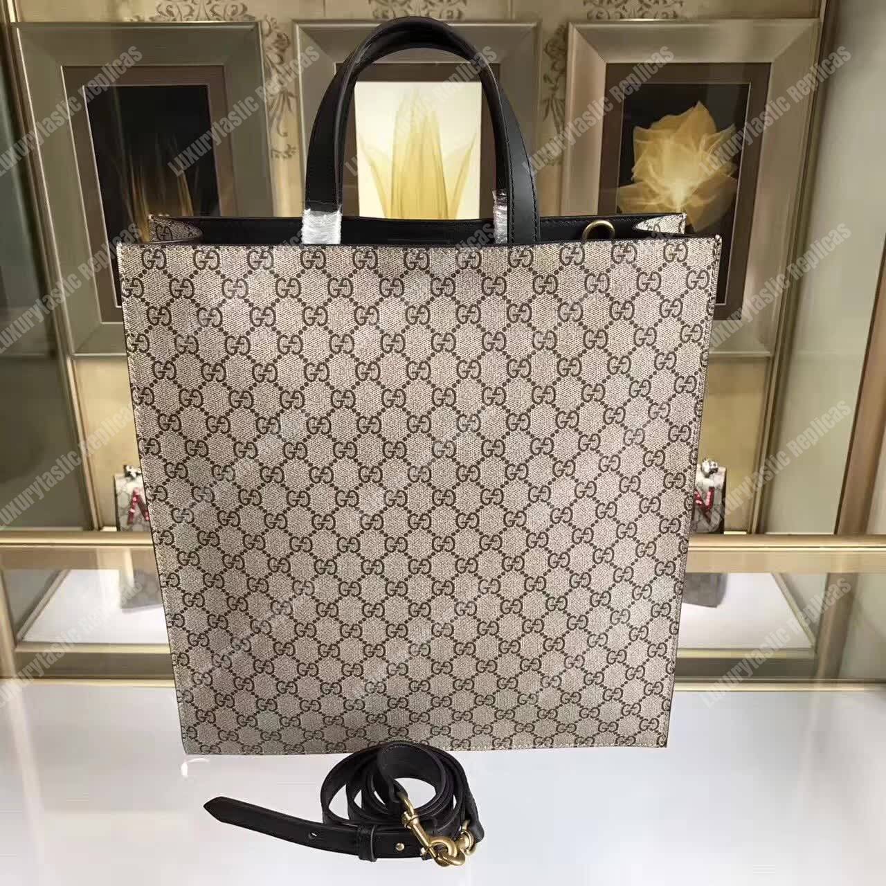 G*u*i angry cat print gg sup*e tote loved