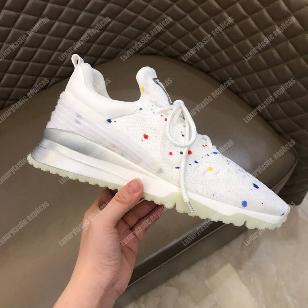 LV V.N.R Sneaker Polkadot White