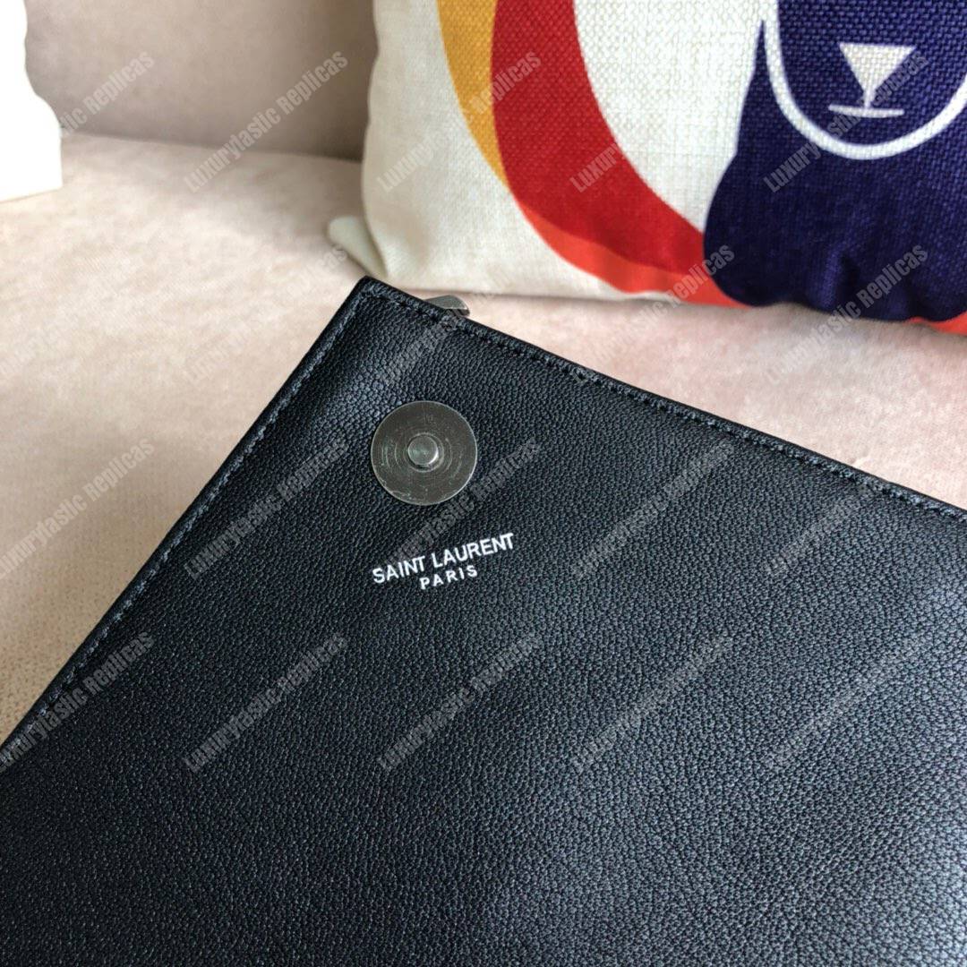 Saint Laurent Large College In Black