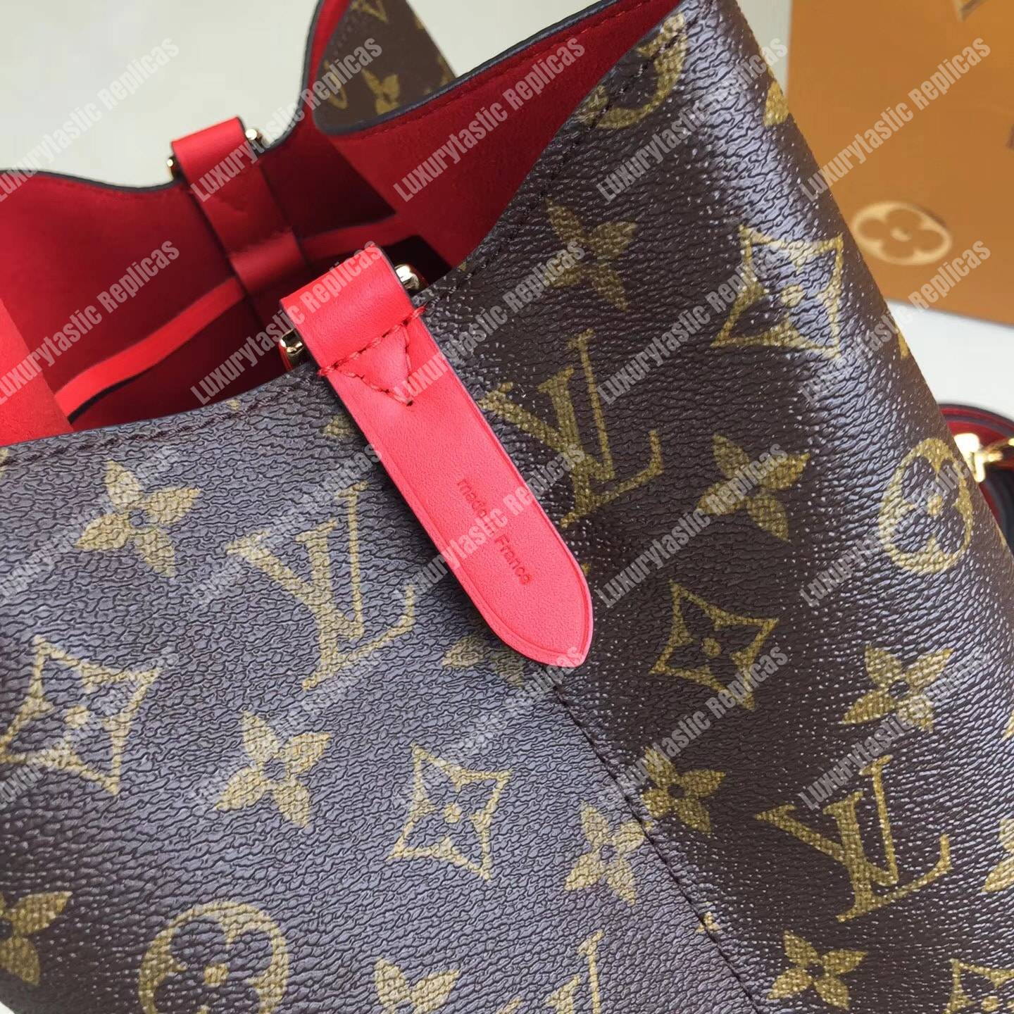 LV NéoNoé Monogram Special Edition Red
