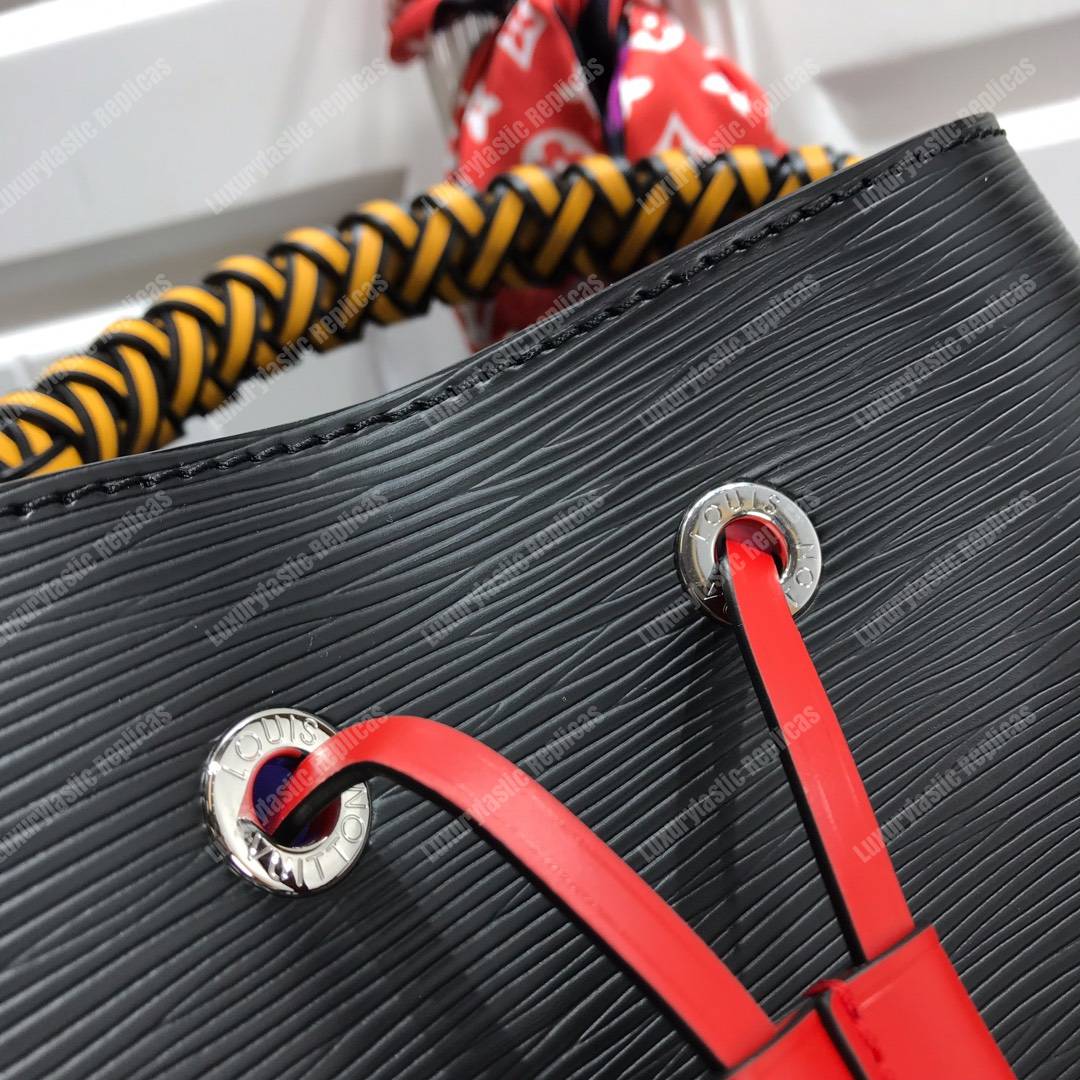 LV NéoNoé Bucket Bag Epi Leather Black
