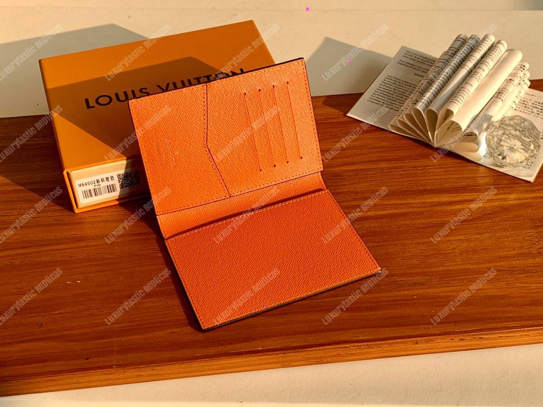 LV Passport Cover Orange