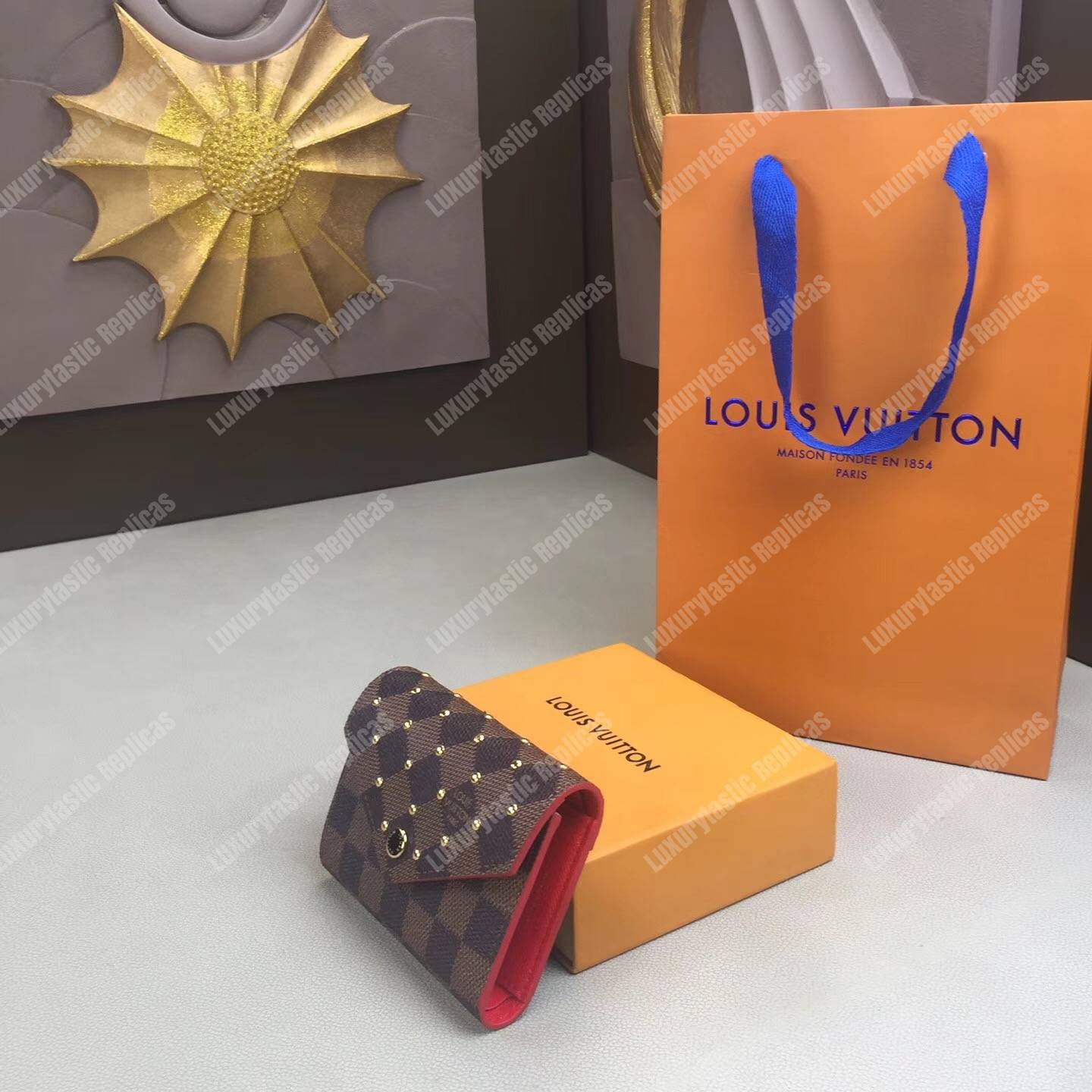 LV Victorie Wallet Damier Ebene