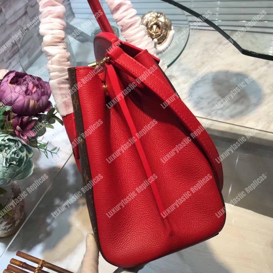LV Florine Tote Bag Monogram Canvas Red