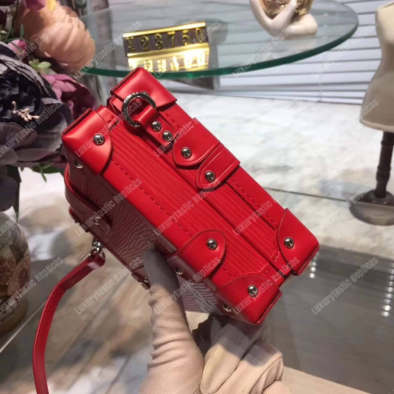 L**is vu*t*on x sup*e petite malle limited edition red