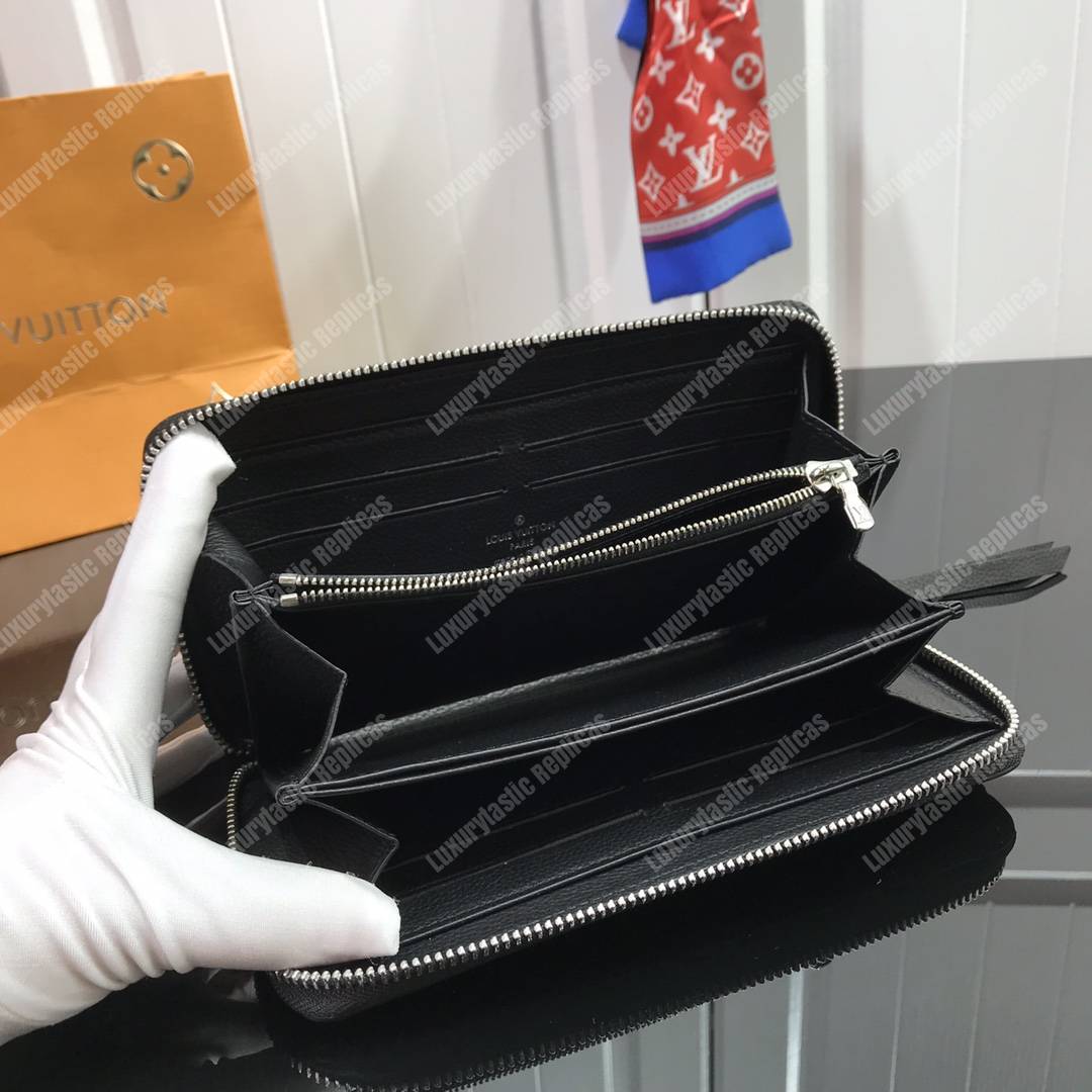 LV Lockme Zippy Wallet Noir
