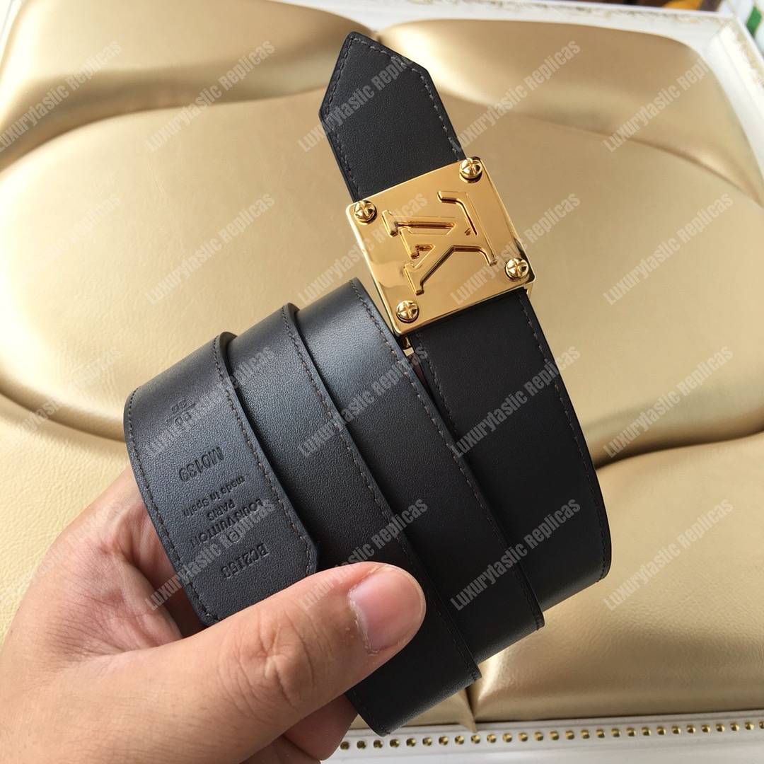 LV Morningram 30mm Reversible Belt Black