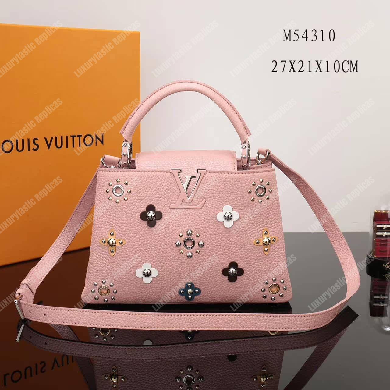 LV Capucines BB Taurillon Leather Mechanical Flowers