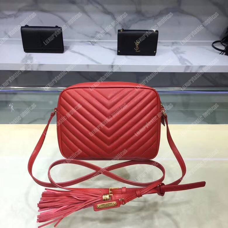Saint Laurent Lou Camera Bag Eros Red