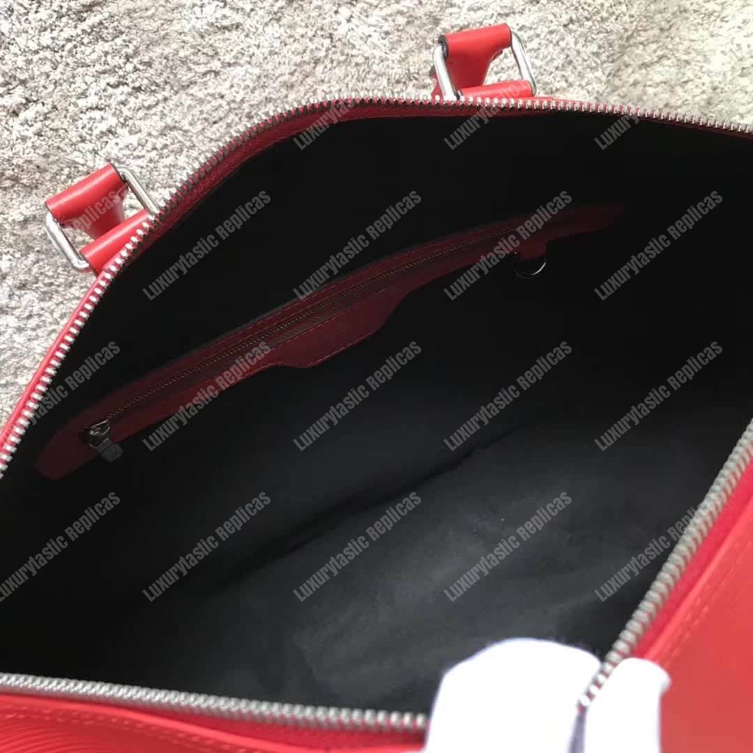 LV Keepall Bandouliere 45 Epi Leather Red