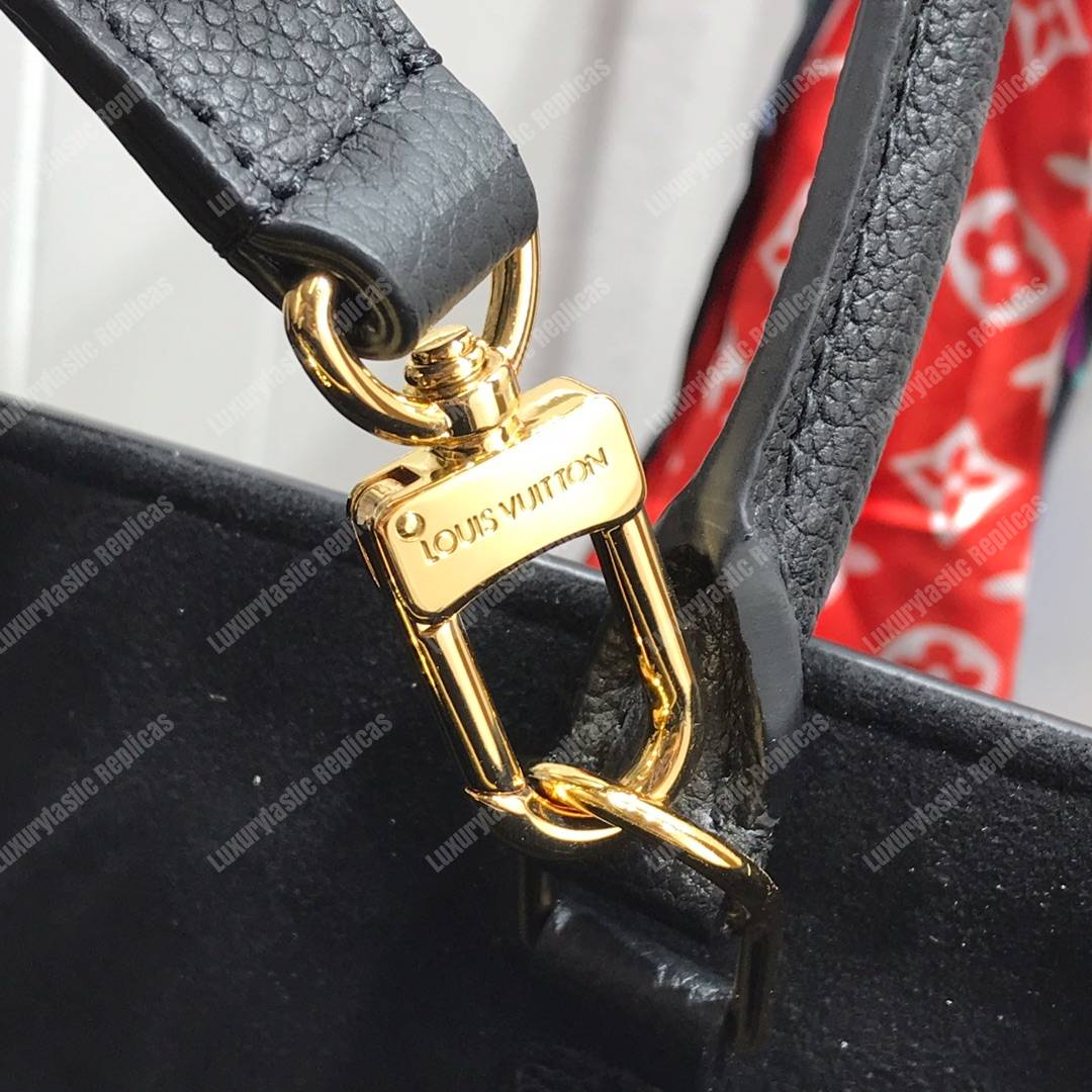 LV Twist Tote Epi Leather Kaki Creme Noir