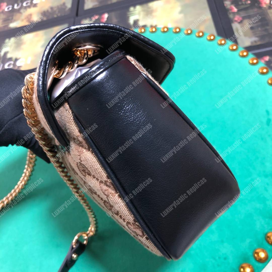 G*u*i gg marmont small shoulder bag gg canvas