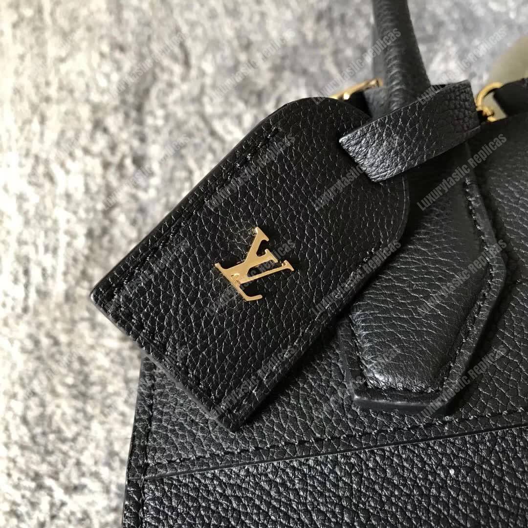 LV City Steamer PM Taurillon Leather