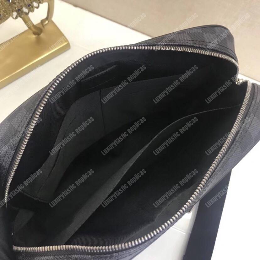 LV Dayton Reporter MM Damier Graphite