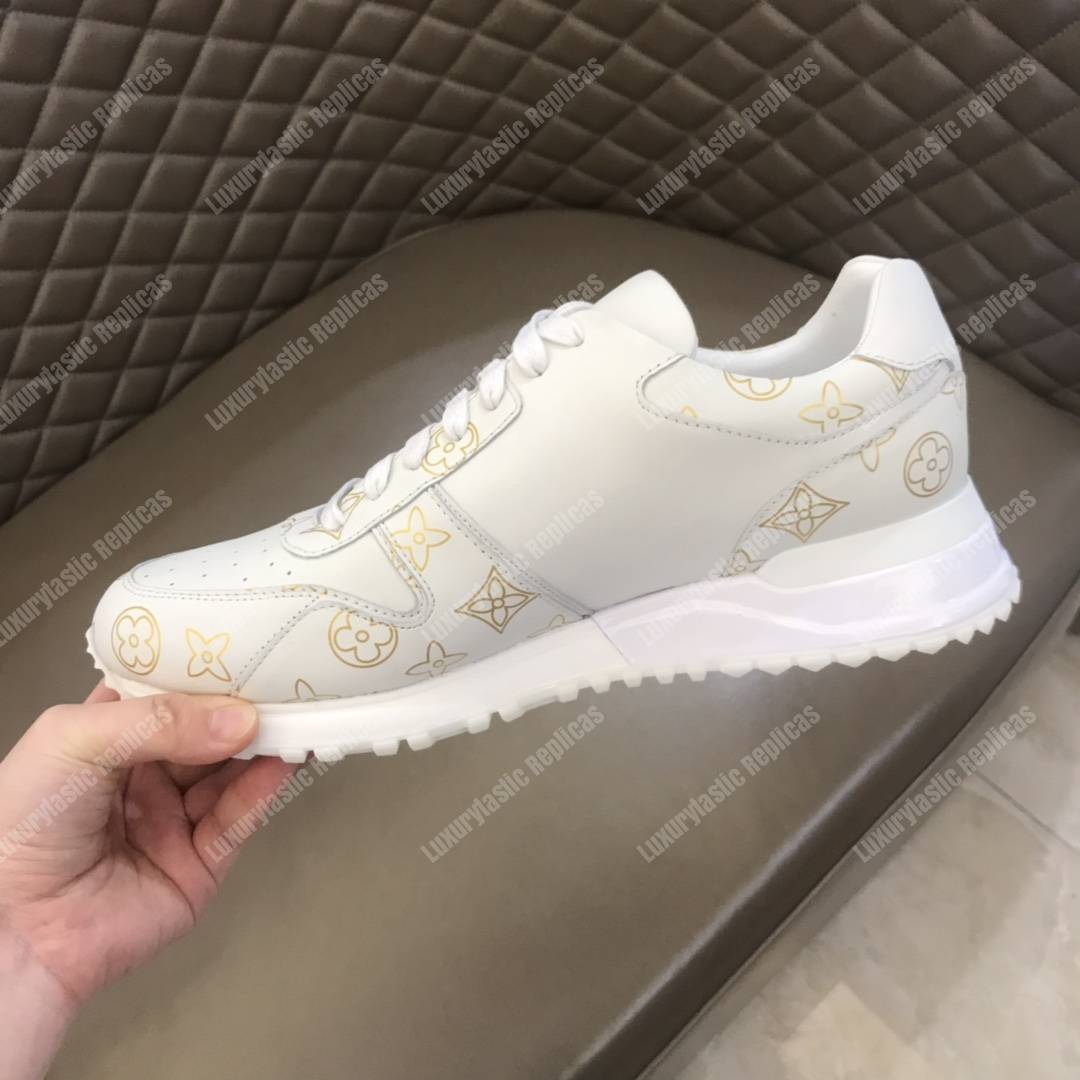 LV Sneaker Run Away Monogram Gold