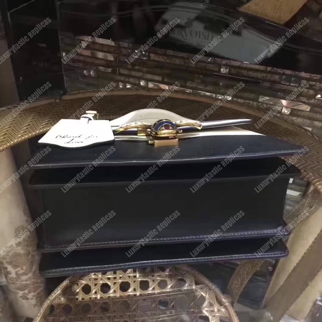 G*u*i queen margaret small top handle bag