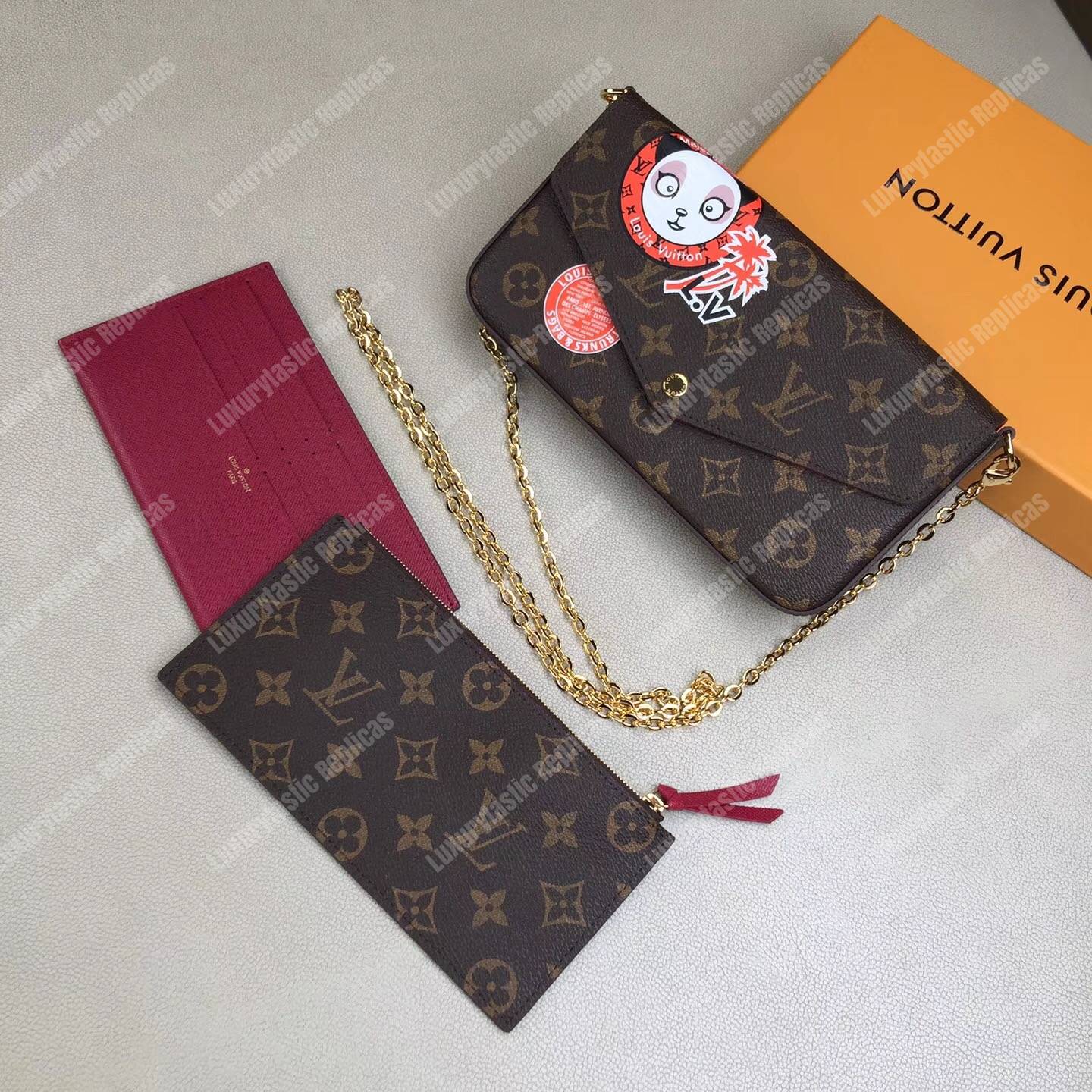 LV Pochette Felicie Monogram Canvas Special Edition