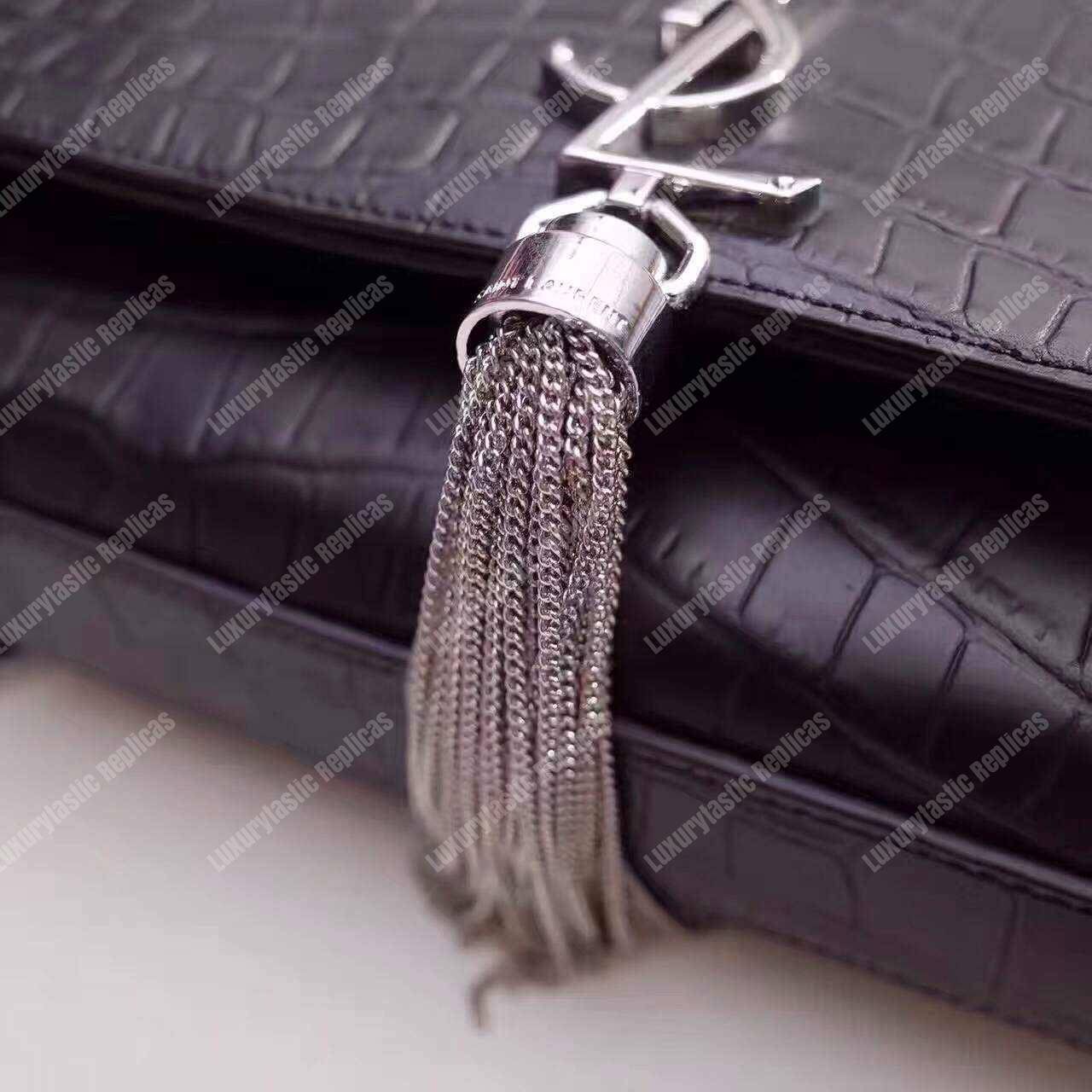 Saint Laurent Kate Chain Wallet With Tassel