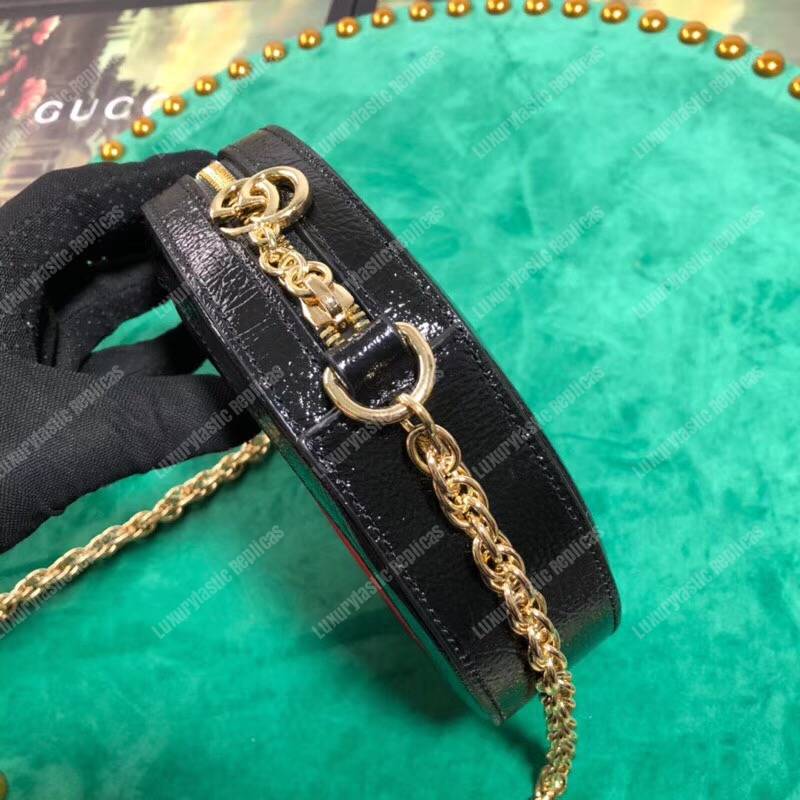 G*u*i ophidia mini round shoulder bag red