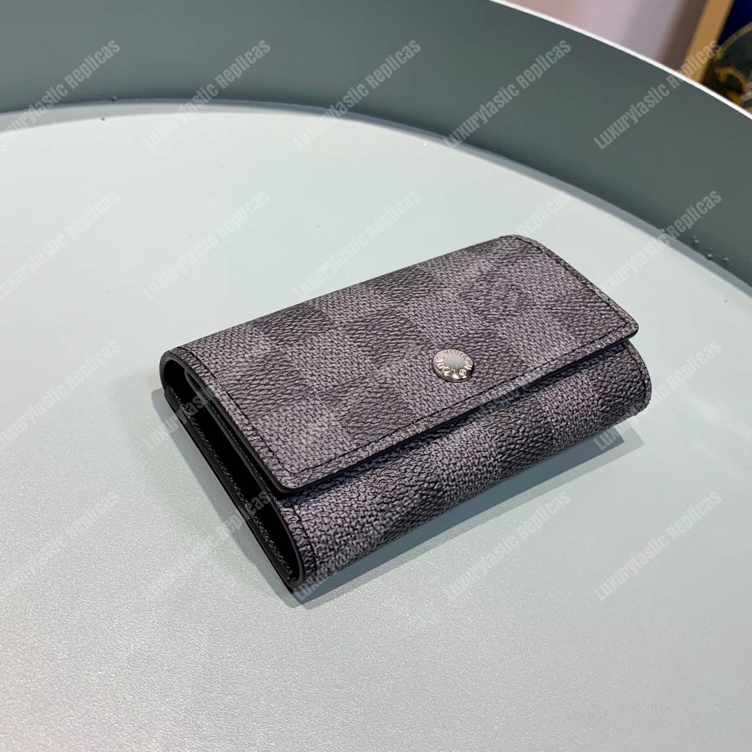 LV 6 Key Holder Damier Graphite Canvas