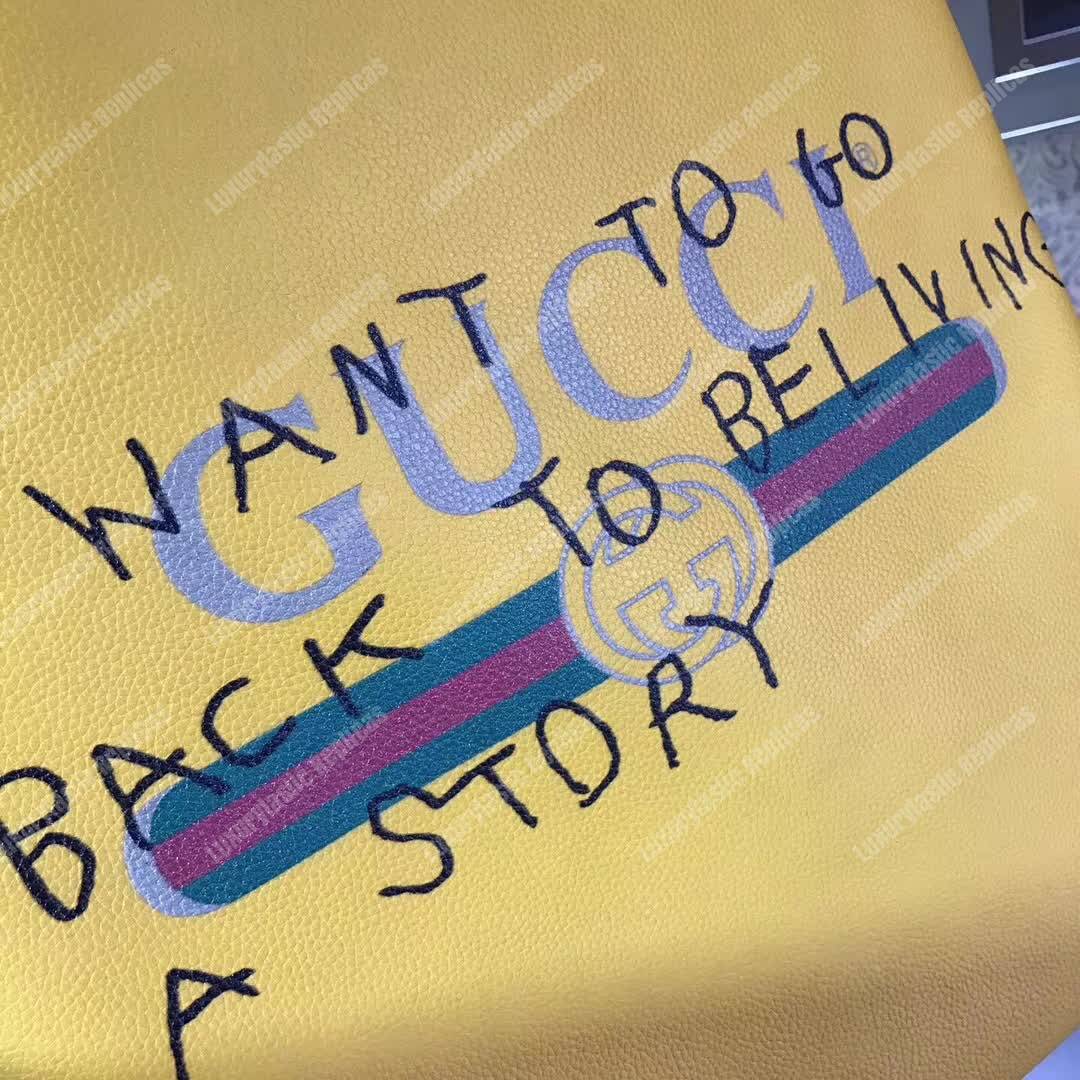G*u*i coco capitán logo backpack yellow
