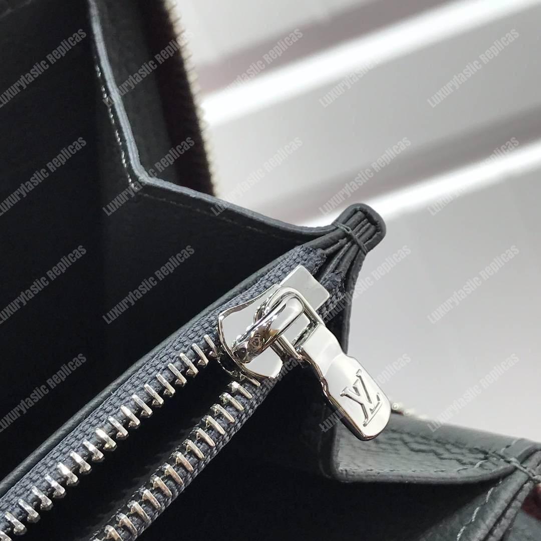 LV Lockme Zippy Wallet Lie de Vin