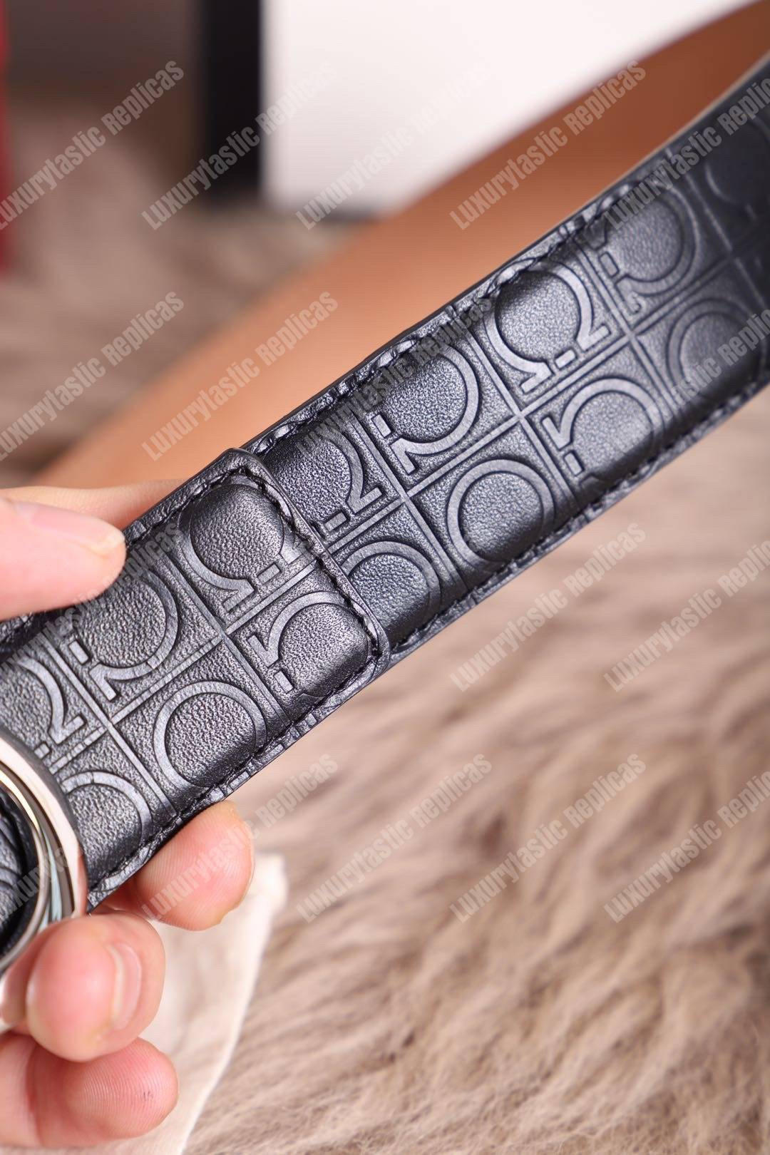 Salvatore Ferragamo Adjustable Gancini Belt