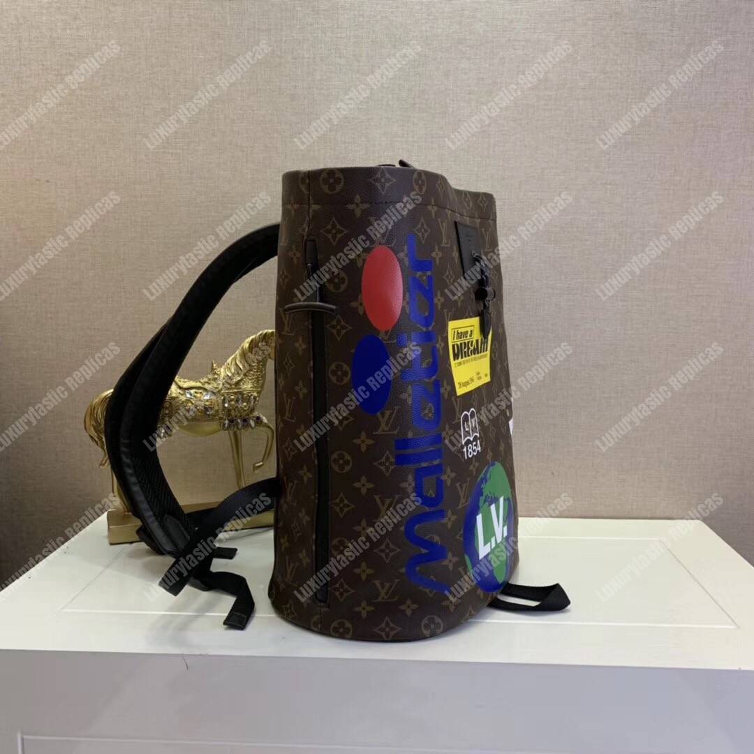 LV Chalk Backpack Monogram Marron