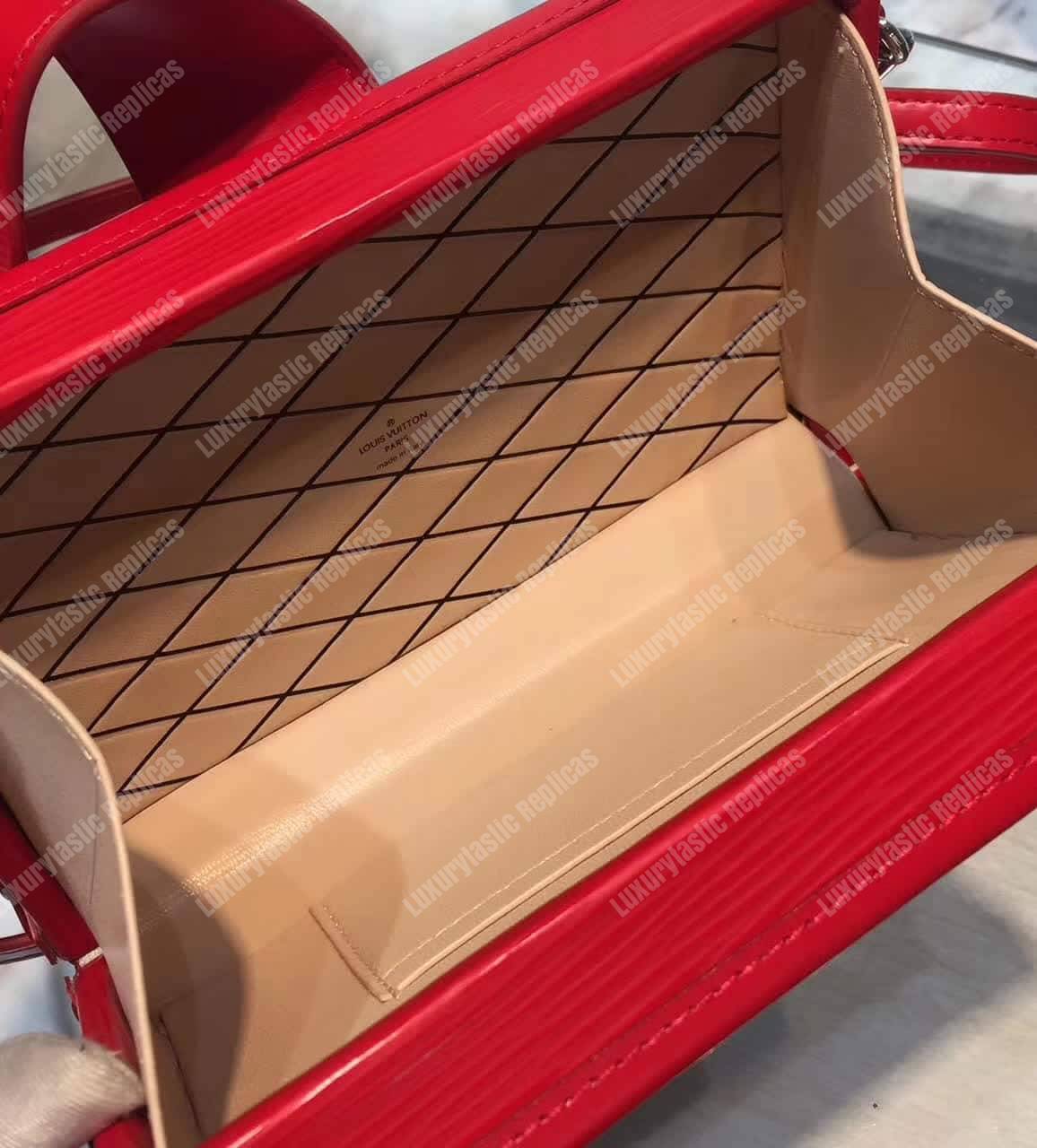 L**is vu*t*on x sup*e petite malle limited edition red