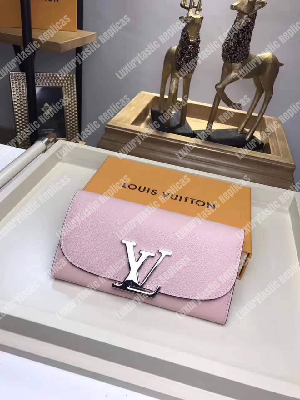 LV Vivienne LV Long Wallet Rose Ballerine