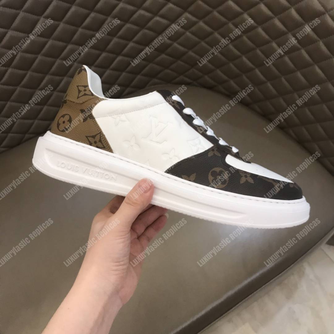 LV Rivoli Sneaker Monogram Brown Lining