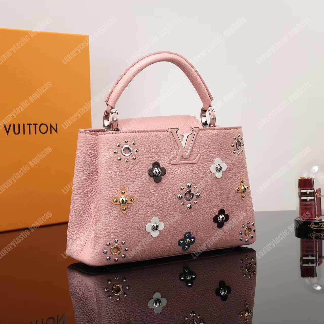 LV Capucines BB Taurillon Leather Mechanical Flowers