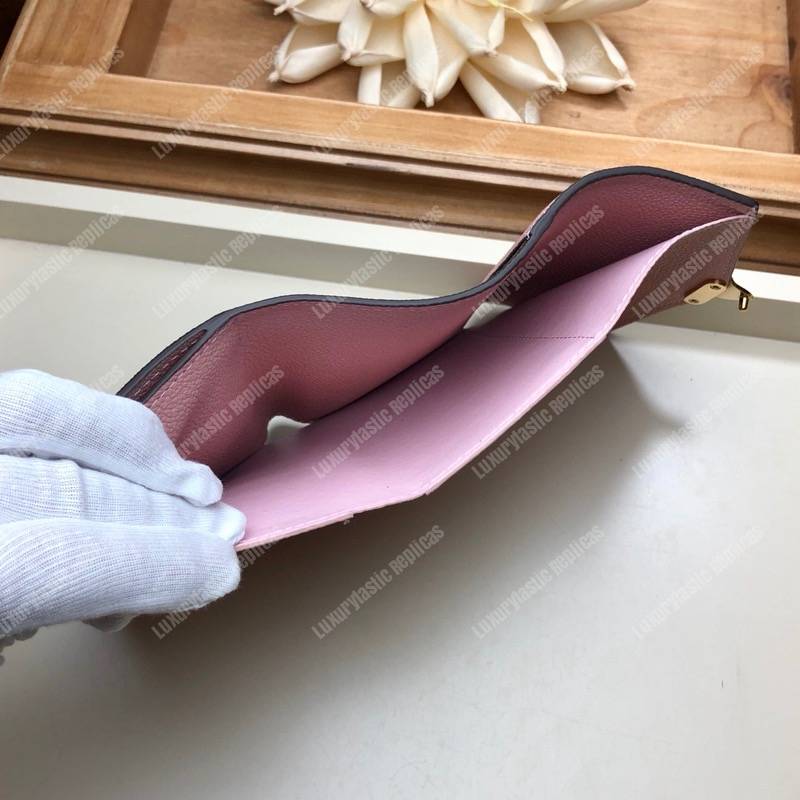 LV Pallas Compact Wallet Monogram Rose Ballerine