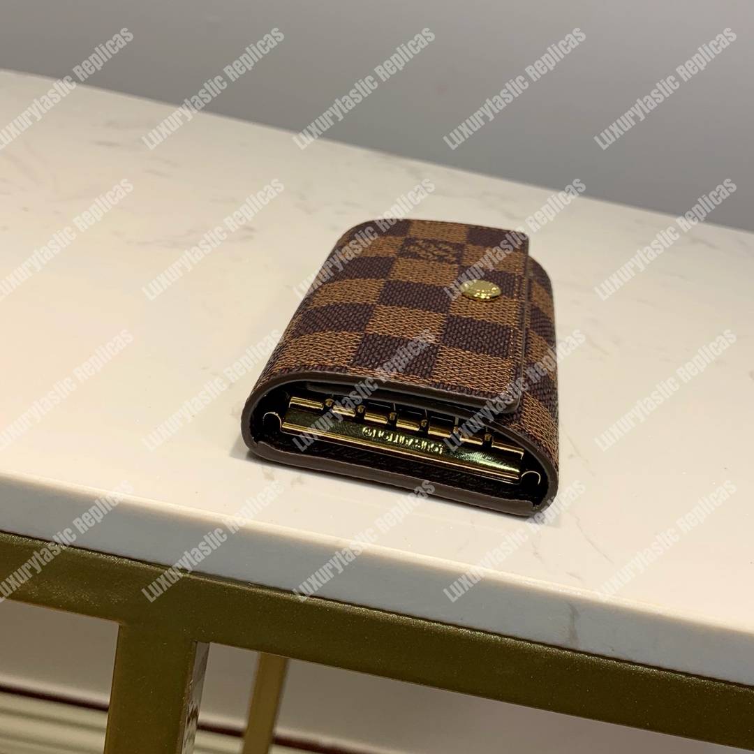 LV 6 Key Holder Damier Canvas Brown