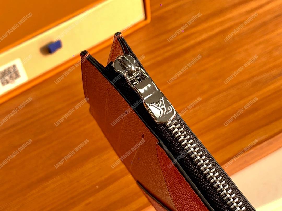 LV Coin Card Holder Orange