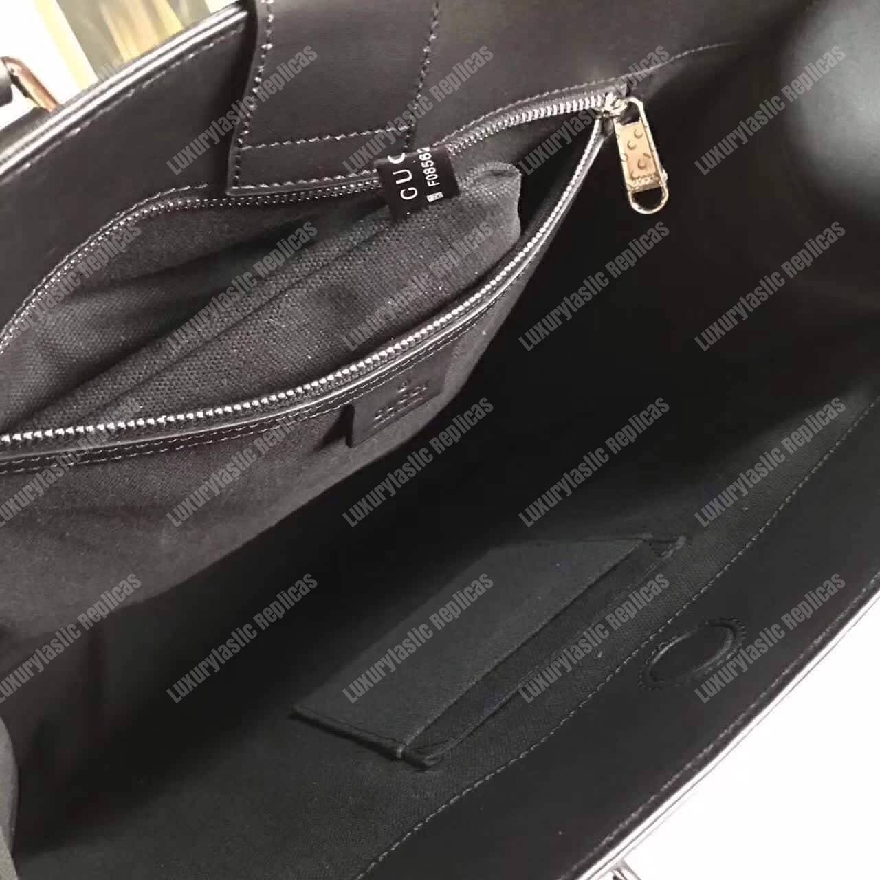 G*u*i gg sup*e tote with angry cat grey/black