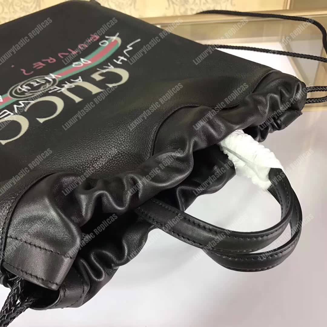 G*u*i coco capitán logo backpack black