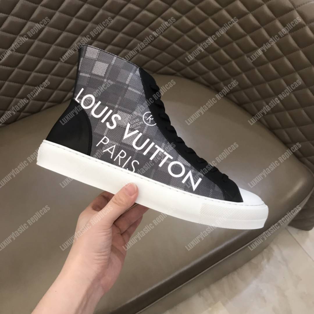 LV Tattoo Sneaker Boot Black