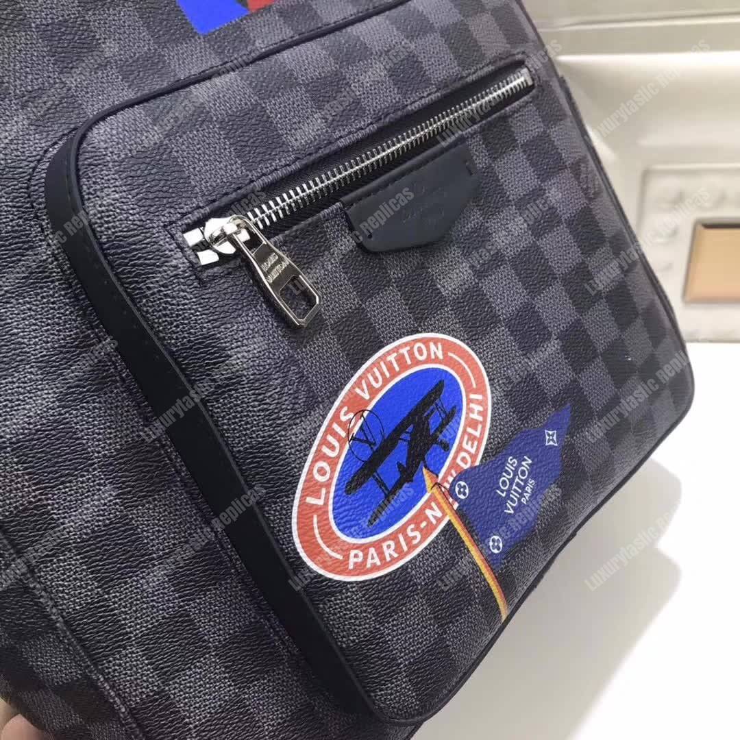 LV Josh Bag Damier Graphite Canvas Autumn-Winter 2017